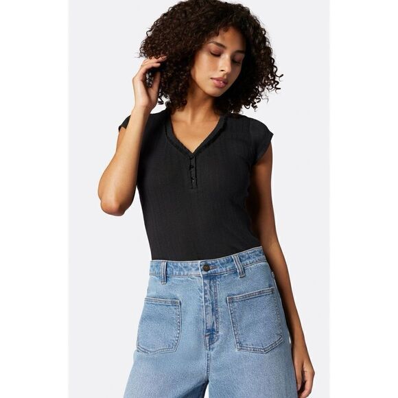 Soft Joie PAM SHORT SLEEVE COTTON TOP NEW - Picture 1 of 7